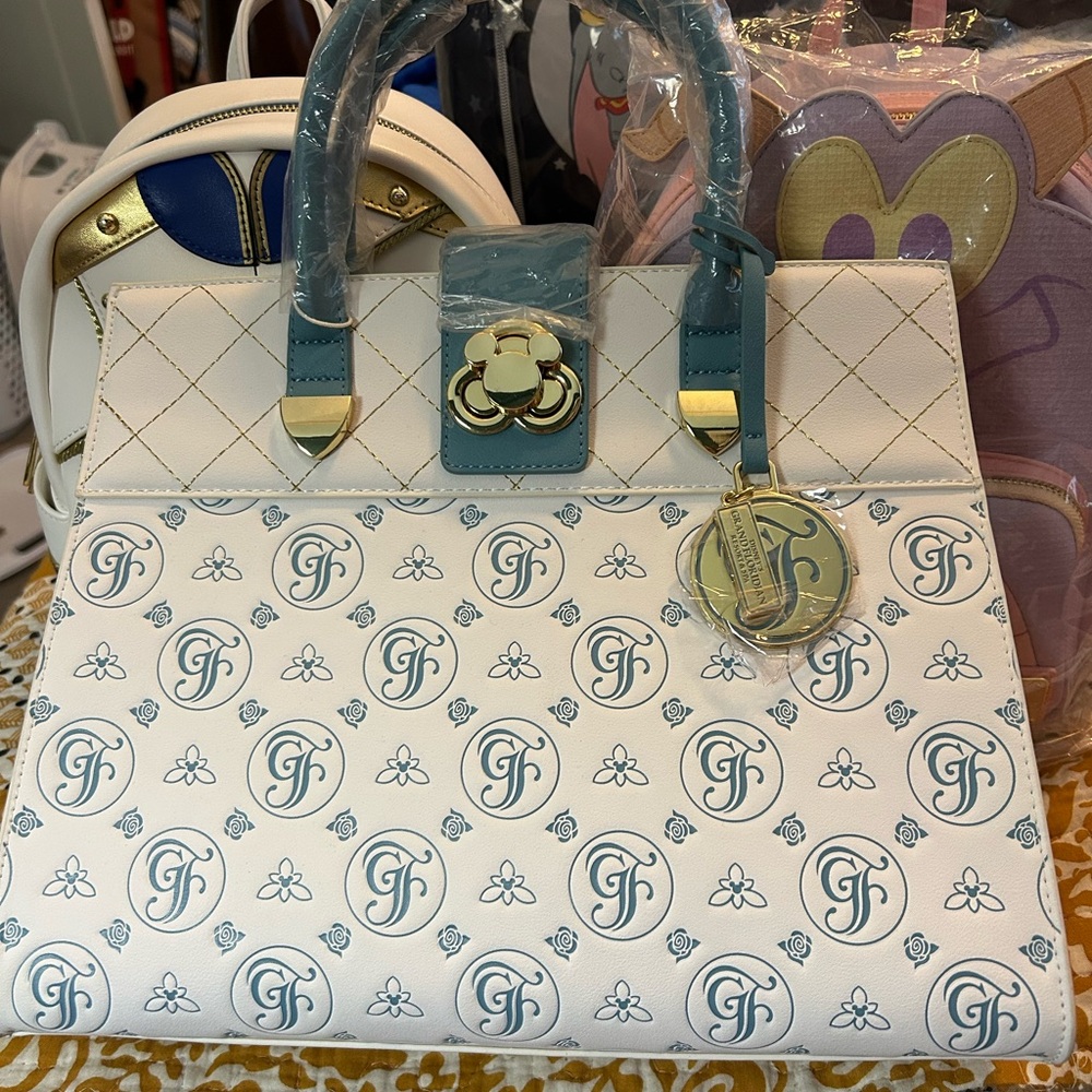 NWT Disney Parks Grand Floridian Loungefly Satchel/Crossbody